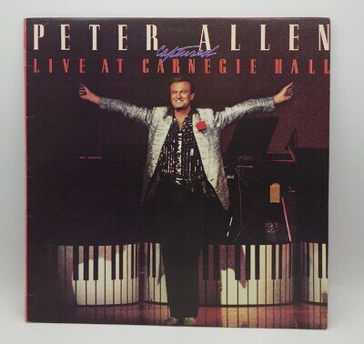Peter Allen - Live At Carnegie Hall - Double Music Vinyl Record