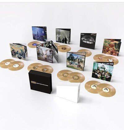 SEALED w defect Oasis Complete Studio Album Ltd Edition Box Set Gold 14 Vinyl