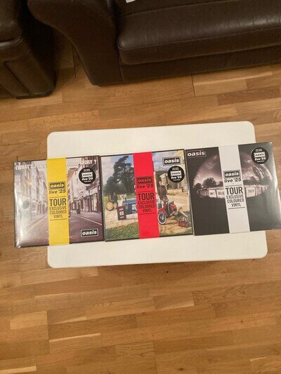 3 Oasis Live 25 Tour Exclusive Coloured Vinyl’s New Sealed