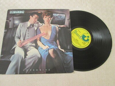 SCORPIONS - LOVEDRIVE - ORIGINAL HARVEST RECORDS - VINYL EXCELLENT
