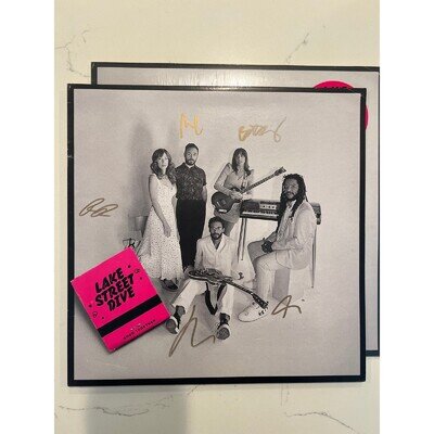 SIGNED LAKE STREET DIVE - Good Together Neon Yellow Vinyl LP AUTOGRAPHED #2
