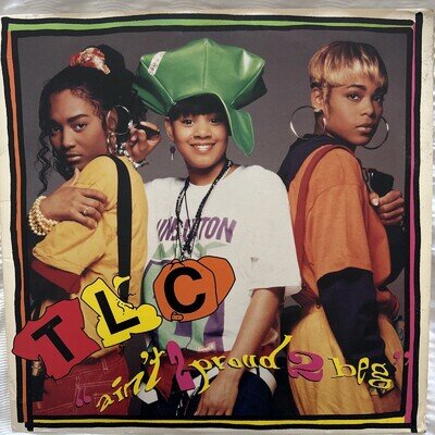 TLC Ain't 2 Proud 2 Beg 12" Vinyl LP Single Record LP 1992