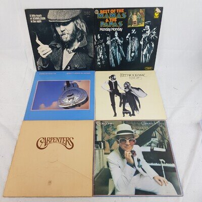 38 Pop Rock LPs Job Lot Vinyl Records G to VG+