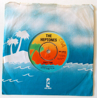 The Heptones Party Time / Deceivers 7" Vinyl Single UK 1976 Island Records
