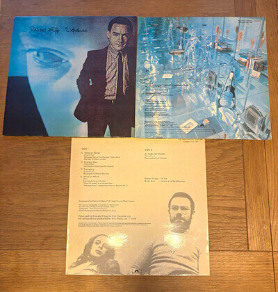 Robert Fripp Exposure Polydor LP 12" Black Vinyl Stereo 1975 Cat 2383 094