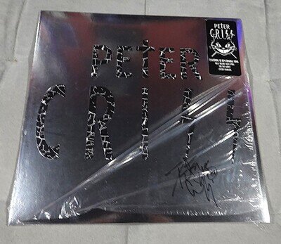 PETER CRISS SIGNED 2025 LP SILVER VINYL ALBUM KISS Catman Autograph