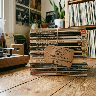 10 x Classical 12" Vinyl Mystery Bundle LP Job Lot Random Wholesale