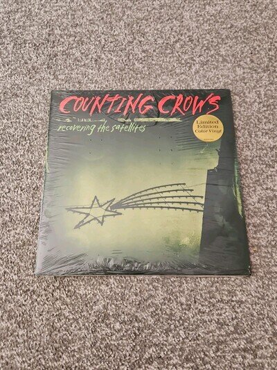 Rare - Counting Crows - Recovering the Satellites - Limited Green Vinyl LP