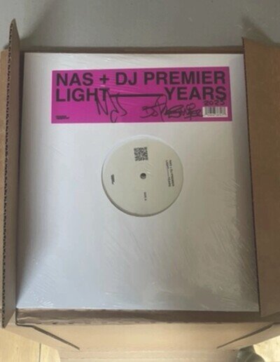 NAS X DJ PREMIER Light years Signed Vinyl Album 1/1000 BNIB Still Wrapped