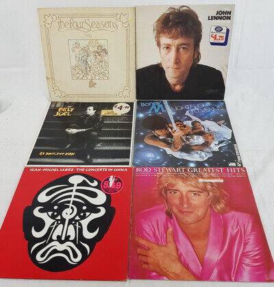 16 Pop Rock LPs Vinyl Record Job Lot 60s 70s 80s G to VG+