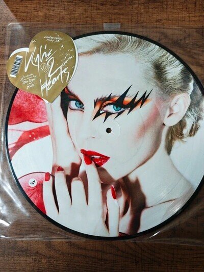 Kylie Minogue ‘2 Hearts’ RARE 12" Vinyl Record Picture Disc 2007 Limited Edition