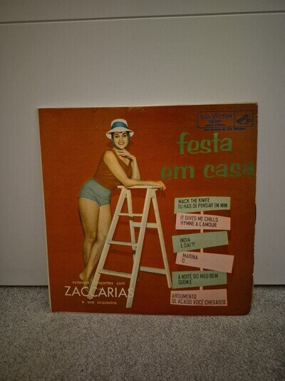 Zaccaria Fetsa Em Cada Vinyl LP Album Record Used RCA Victor HMV Rare Vintage
