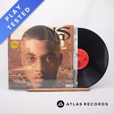 Nas It Was Written Us LP Album Vinyl Record 1996 C 67015 Columbia - EX/EX