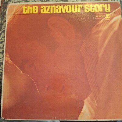 CHARLES AZNAVOUR "THE AZNAVOUR STORY" MONO USA VINYL LP 1965 VG+