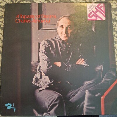 CHARLES AZNAVOUR "A TAPESTRY OF DREAMS" VINYL LP 1974 NM/VG+