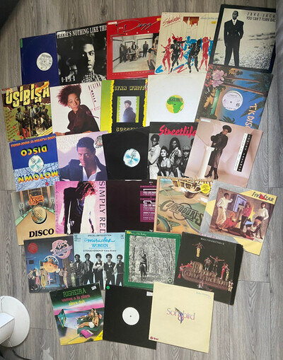 JOB LOT 27x 12" Vinyl Records Bundle - 70s/80s Soul, Funk, Disco, Commodores