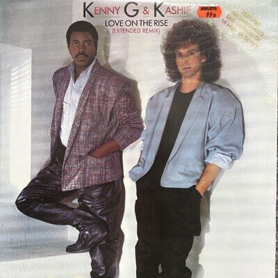 Kenny G & Kashif Love On the Rise, 7" Vinyl Single, Arista Records UK, P/Sleeve