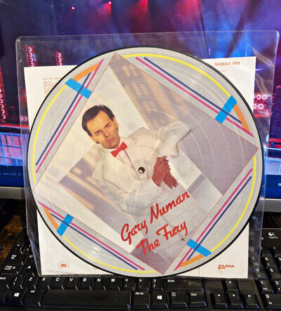 Gary Numan The Fury 12" Picture Disc LP 33RPM 1985 Numa NUMAX 1003