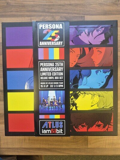 Persona 25th Anniversary LP Vinyl Record Collection Set Of 15 Records