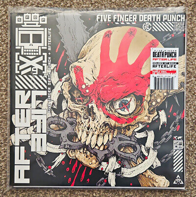 Five Finger Death Punch AfterLife LP 45RPM Purple Coloured Vinyl 2022 (Ex-Ex)