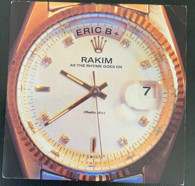 Eric B & Rakim - As The Rhyme Goes On / Chinese Ari 45 7” hip Hop Rap NM 1987