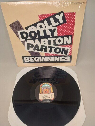 Dolly Parton – Beginnings US 12" 33RPM Vinyl LP The Classic Series PB-55004 VG+
