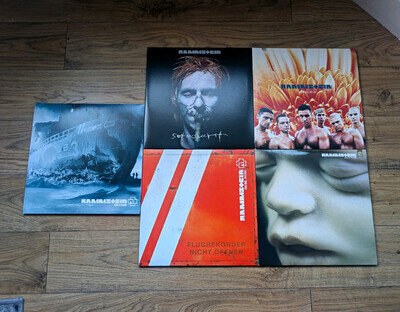 Rammstein - Bundle Of 5 Vinyl Records. Near Mint Condition