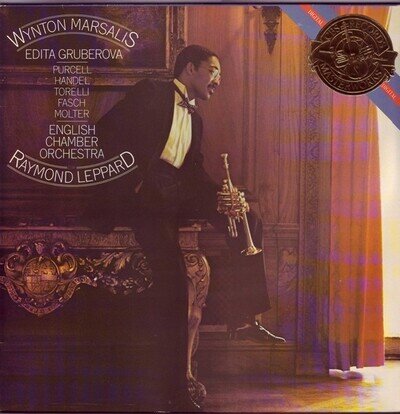 Wynton Marsalis Plays Handel Purcell Torelli Fasch Molter LP 1984 CBS VG