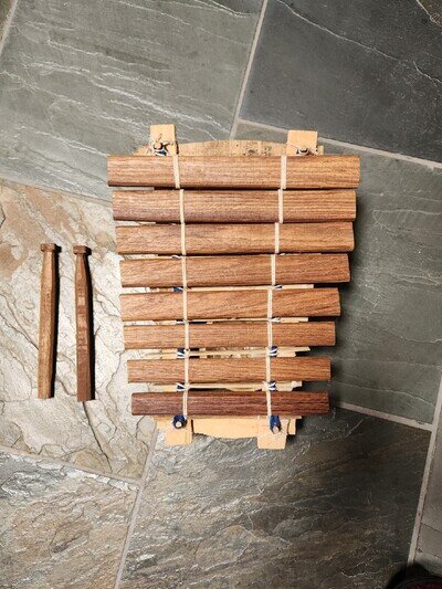 XYLOPHONE-WOODEN AFRICAN TRIBAL, HANDMADE