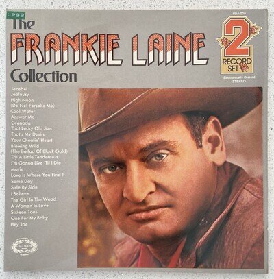 THE FRANKIE LAINE COLLECTION .12" DOUBLE VINYL LP RECORD .HALLMARK PDA 016 .