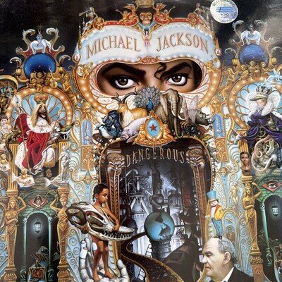 Michael Jackson - Dangerous 12” Vinyl Record 1991 Original Release Rare