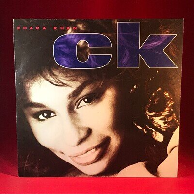 RUFUS & CHAKA KHAN C.K 1988 UK vinyl LP + INNER Prince Stevie Wonder Miles Davis