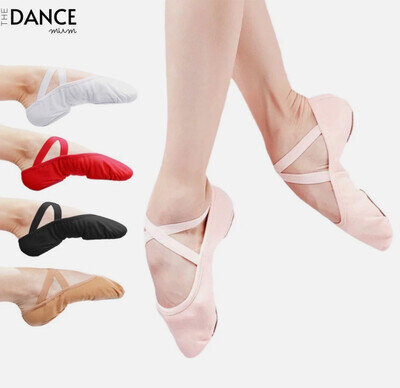 Girls Kids Children Adults Sizes CANVAS Split Sole | Dance Ballet Shoes |