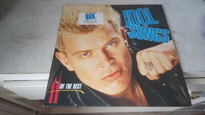 Billy Idol - 11 Of The Best lp vinyl - 1st UK Press - with Hype Sticker