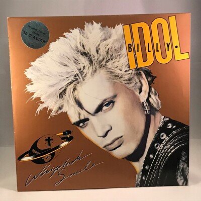 BILLY IDOL Whiplash Smile 1986 UK vinyl LP + INNER To Be A Lover record c