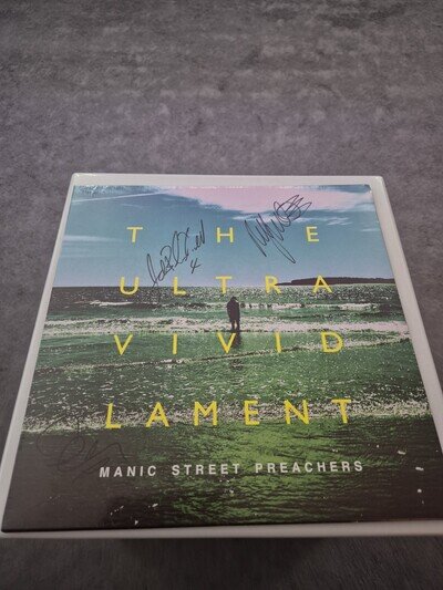 Manic Street Preachers The Ultra Vivid Lament Vinyl LP,Signed,Europe 2021,Indie