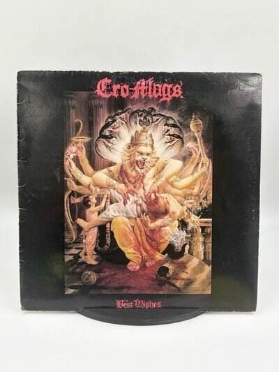 Cro-Mags Best Wishes UK vinyl LP Record Album Thrash Metal FILER274 VG+/VG A1/B1