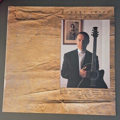 ROBERT FRIPP AND THE LEAGUE OF CRAFTY GUITARISTS - 1st UK PRESS- EX A1/B1