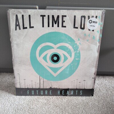 All Time Low - Future Hearts. Blue Vinyl 12" LP Album NEW & SEALED