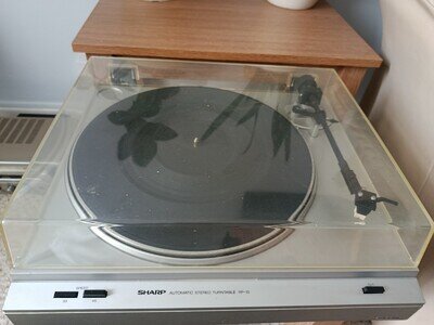 Vintage Retro 80s Sharp RP-10E Automatic Stereo Turntable Record Player