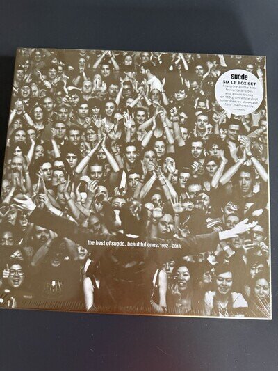Suede the Best of Suede Beautiful Ones 1992-2018 6 X White Vinyl Box Set, Signed