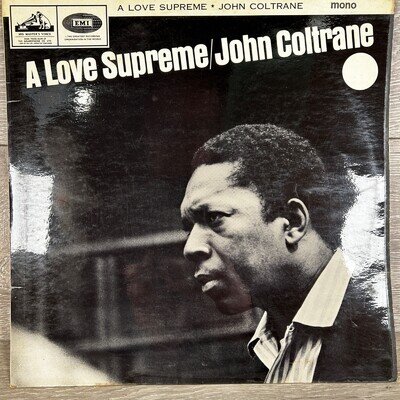 John Coltrane A Love Supreme UK LP HMV CLP 1869 Mono 1st A1/B1 Flipback Cover
