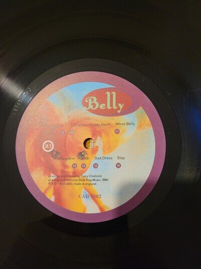 BELLY - STAR ORIGINAL 1993 4AD PRESSING 12” VINYL RECORD LP