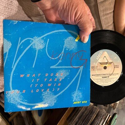 KENNY G - What Does It Take ( To Win Your Love ) 1986 7” Vinyl VG+