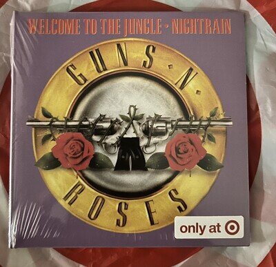 Guns N Roses - Welcome to the Jungle / Nightrain 4" Tiny Vinyl