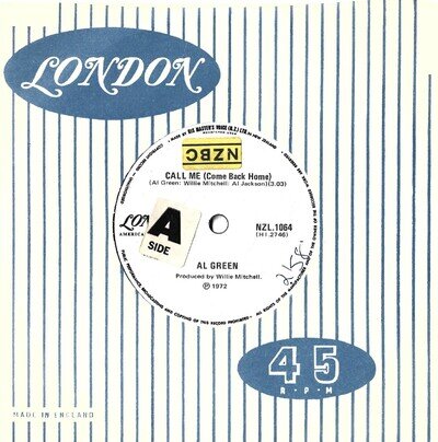 AL GREEN Call Me (Come Back Home) 1972 RARE New Zealand 7" **PROMO / DEMO**