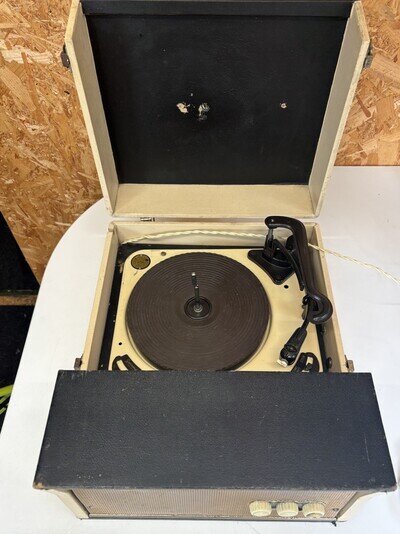 Vintage 1950s Argosy Record Player Fully Working