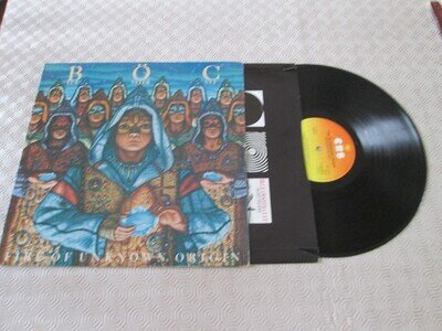 BLUE OYSTER CULT - FIRE OF UNKNOWN ORIGIN - CBS RECORDS - VINYL EXCELLENT
