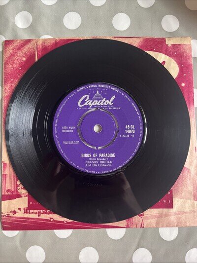 Nelson Riddle & His Orchestra Birds of Paradise/Una Casa Portuguesa 7 Vinyl VG