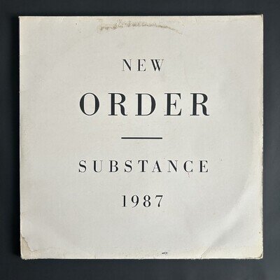 New Order Substance • 1987 Vinyl Double LP Album • VG+ / VG